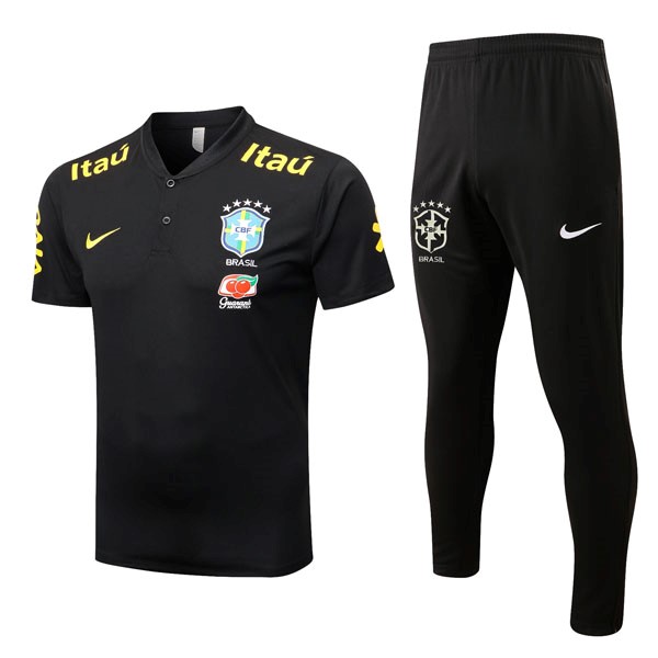 Polo Brasil Conjunto Completo 2022 2023 Negro